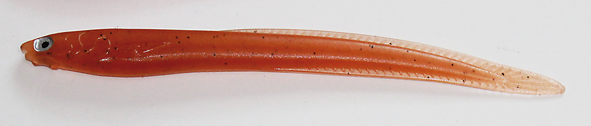 Brauner Aalimitat-Gummiköder zum Angeln im Süß- und Salzwasser – Fishing Adventure GmbH